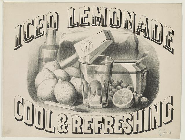Iced Lemonade, Currier & Ives, c. 1879.