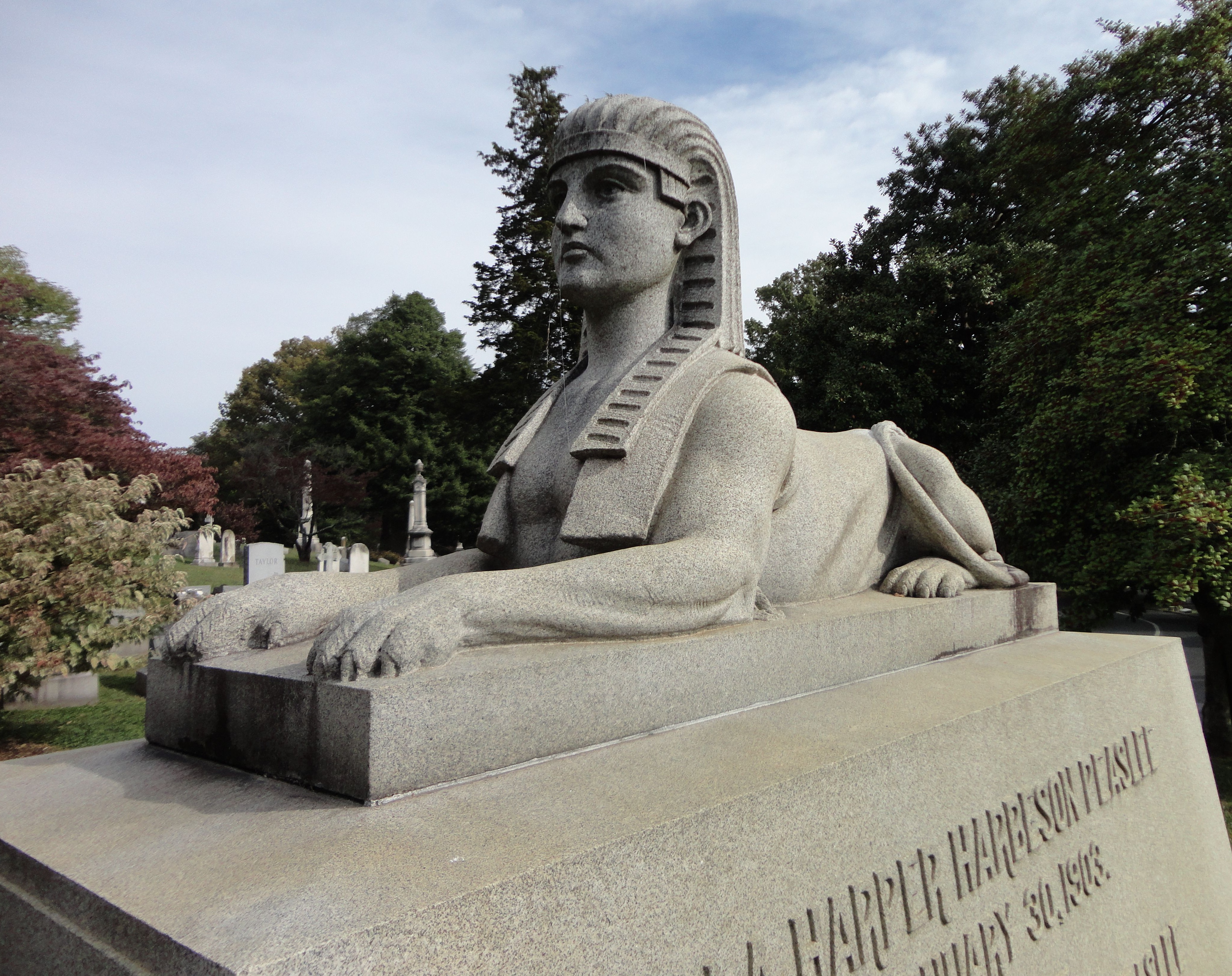 Louisville's Cave Hill Cemetery Sphinx, early 20th century