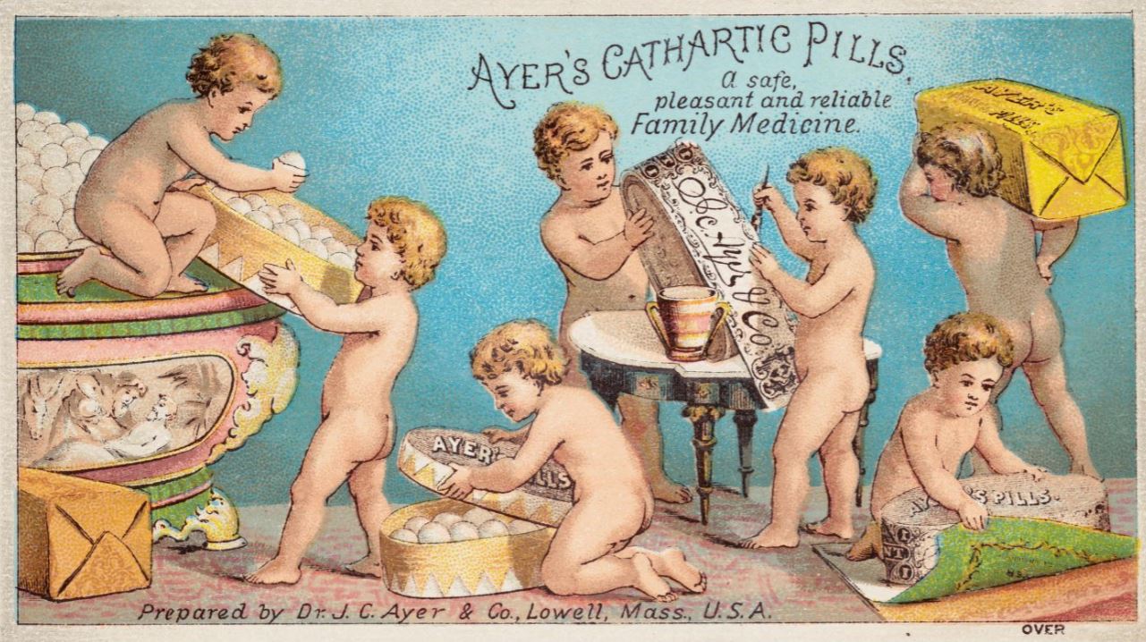 Ayer's Cathartic Pills Trade Card