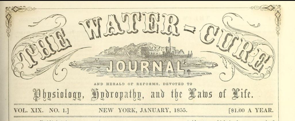 Image of 1855 The Water Cure Journal